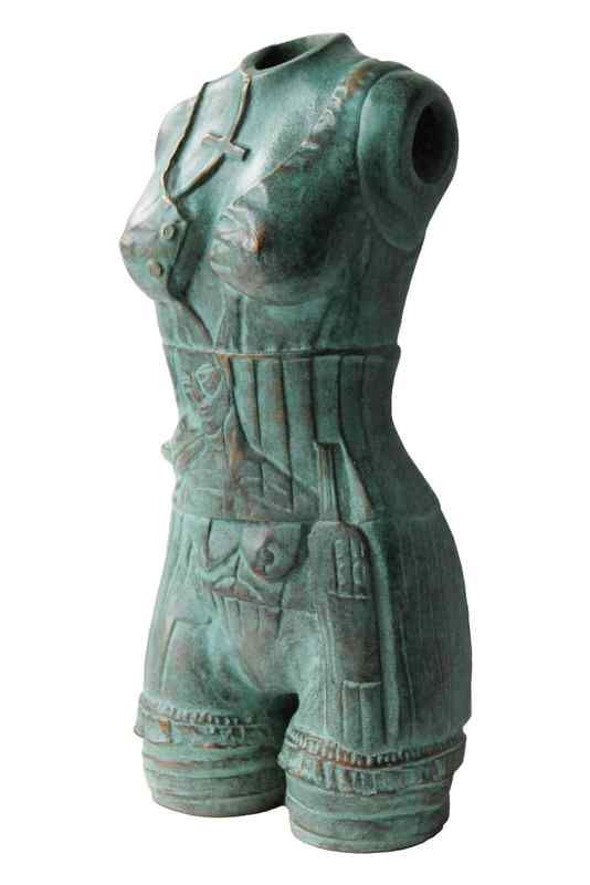 Bronze verdigris